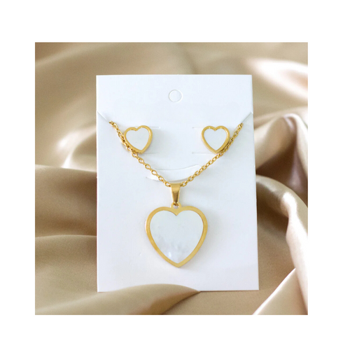 Kids Heart Jewelry Set