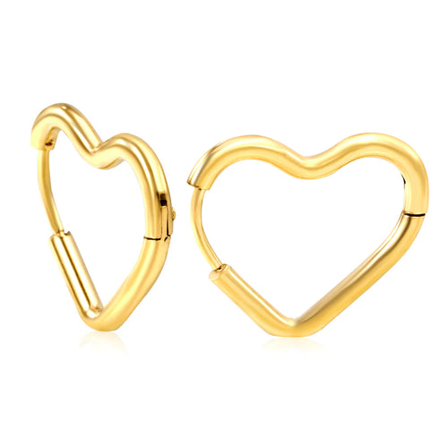 Heart Hoop Earring