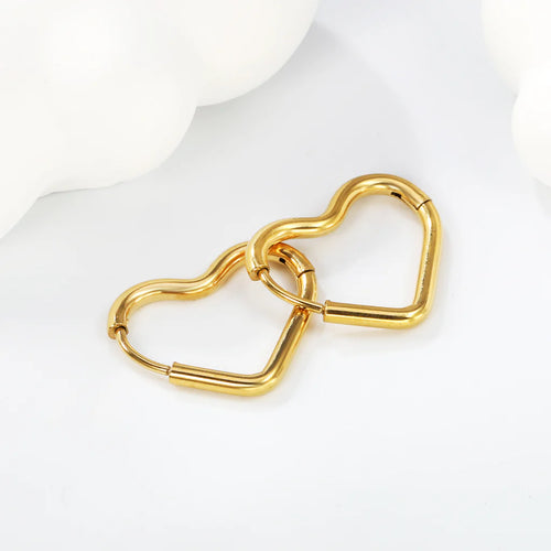 Heart Hoop Earring