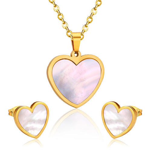 Kids Heart Jewelry Set